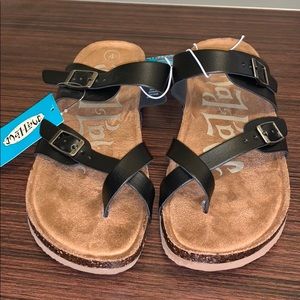 Foot Bed sandals (black)